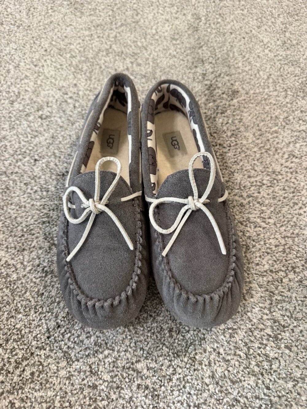 Grey Ugg Moccasin
